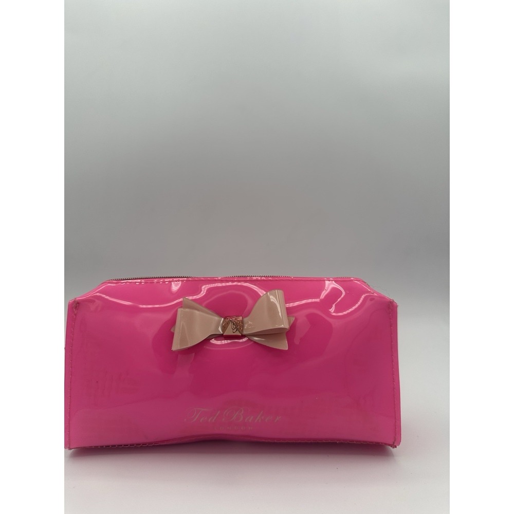 Ted Baker London Bow Makeup Bag Fuchsia NWT S1